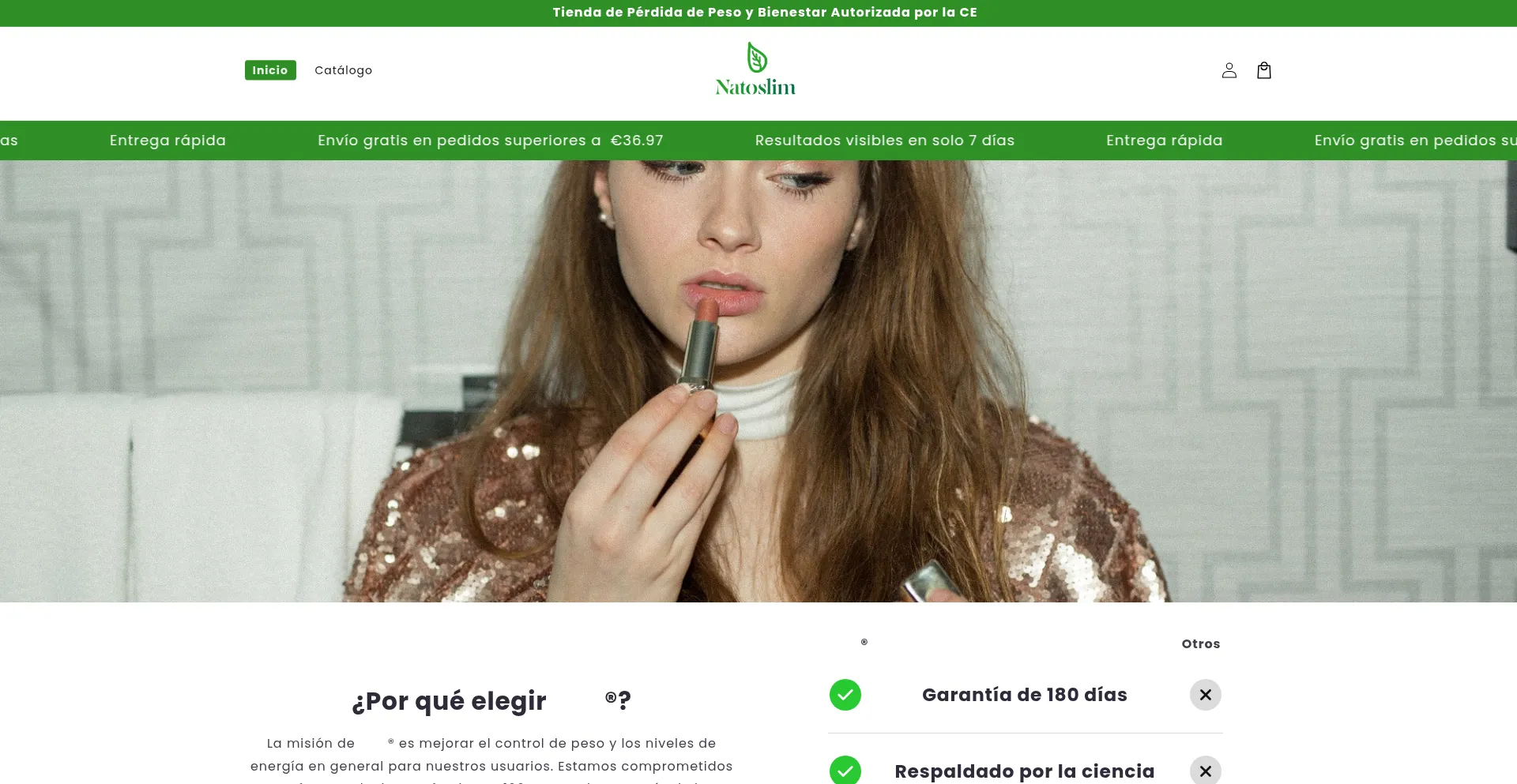 Natoslim.com Screenshot