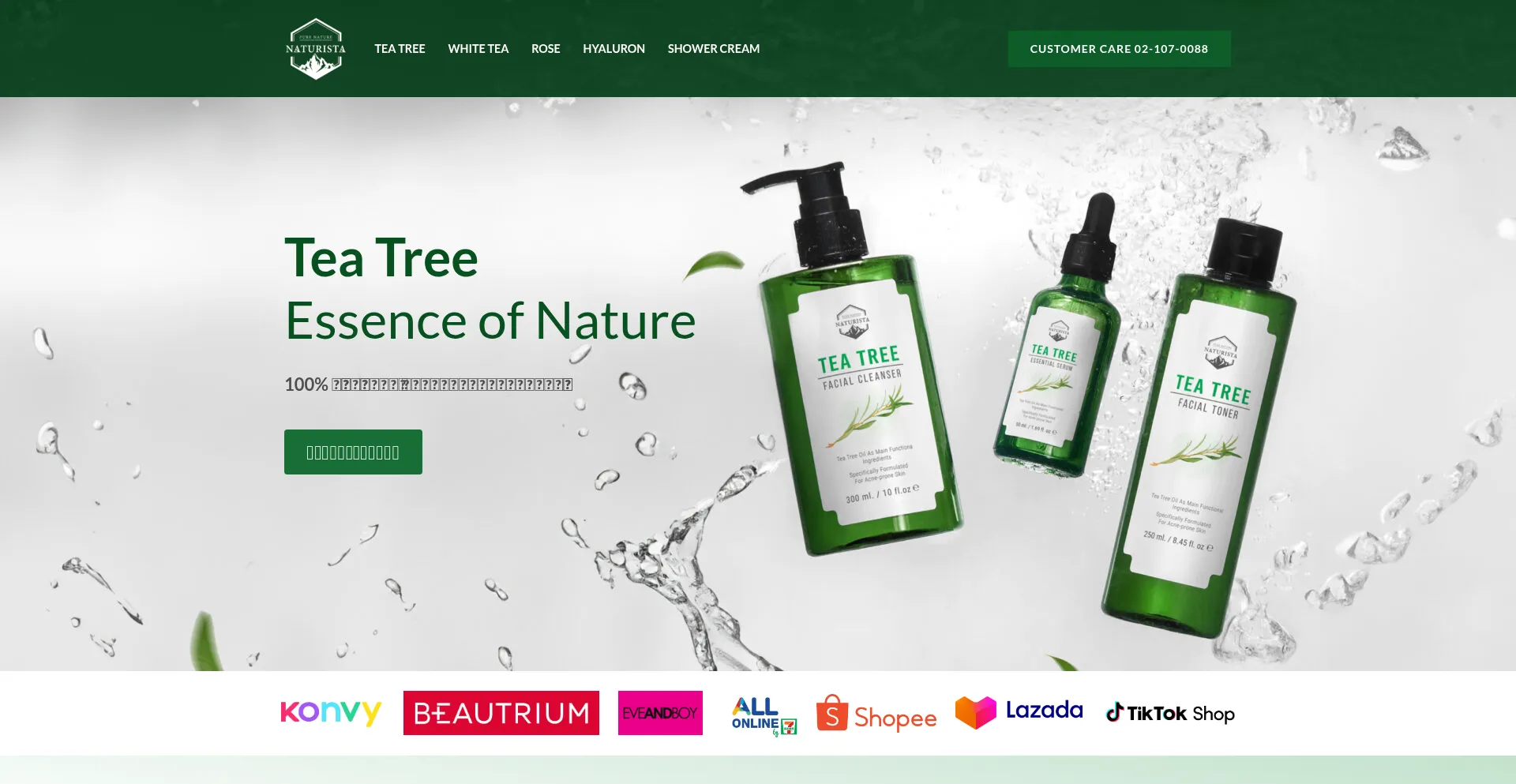 Website screenshot of Naturista.com