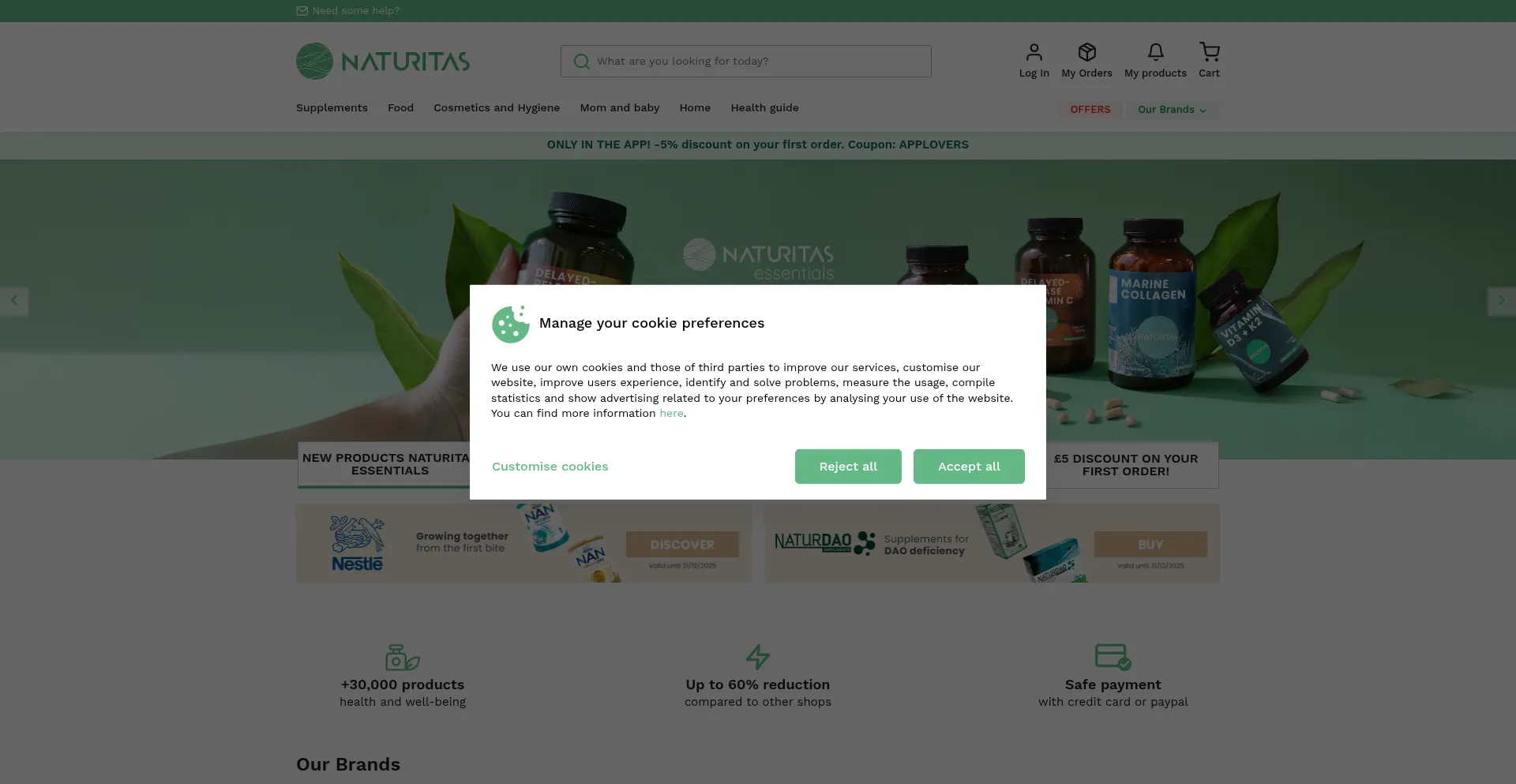 Ist Naturitas.co.uk sicher und vertrauenswürdig?