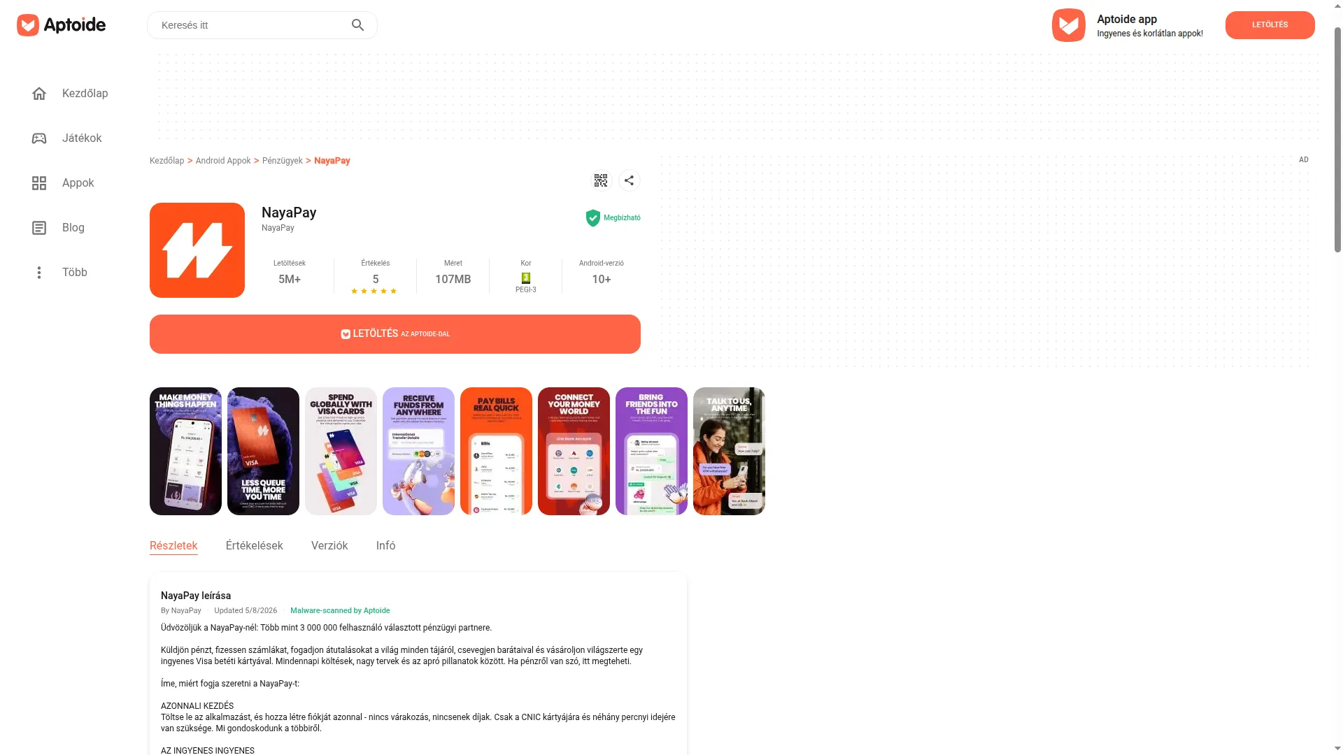 Nayapay.hu.aptoide.com