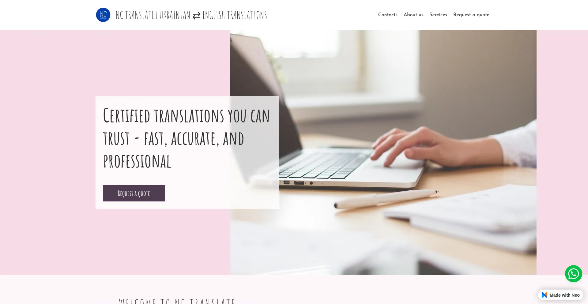 Nctranslate.co.site
