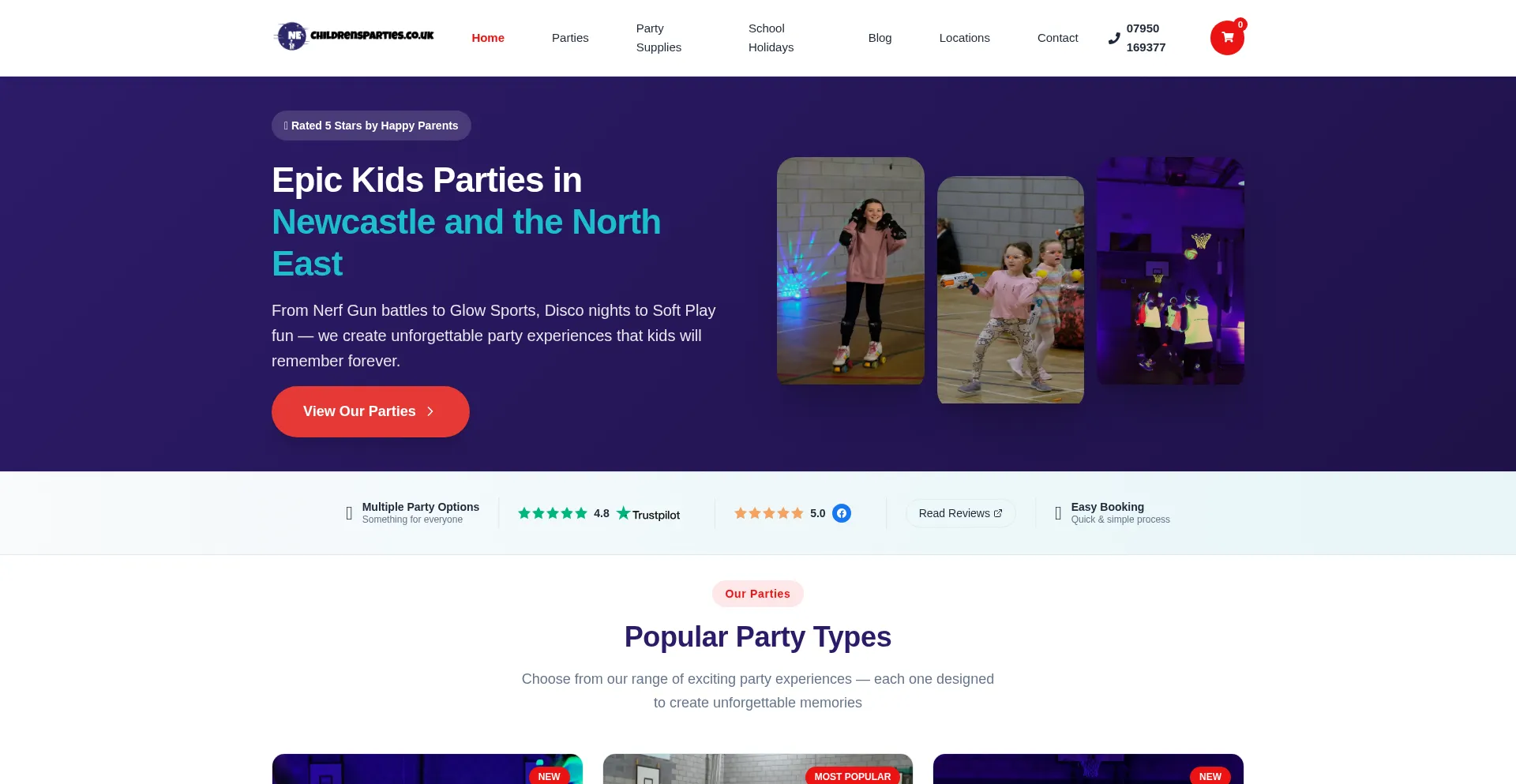 Nechildrensparties.co.uk