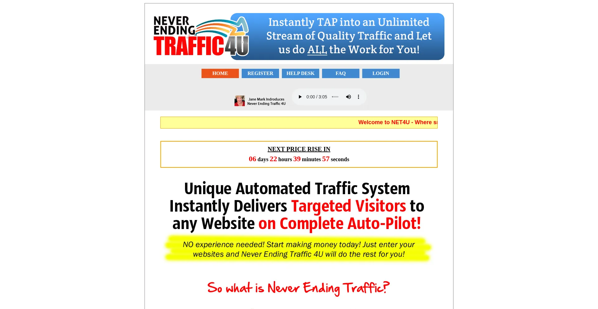 Neverendingtraffic4u.com