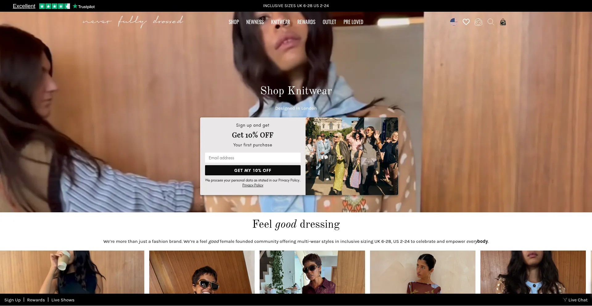 Neverfullydressed.co.uk