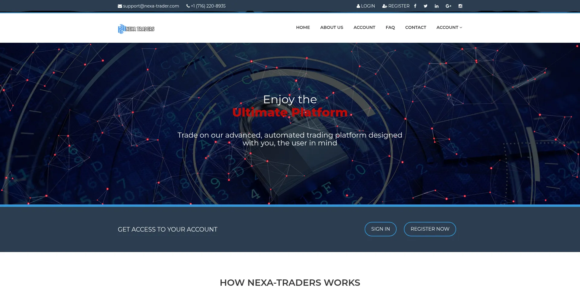 Ist Nexa-trader.com sicher und vertrauenswürdig?