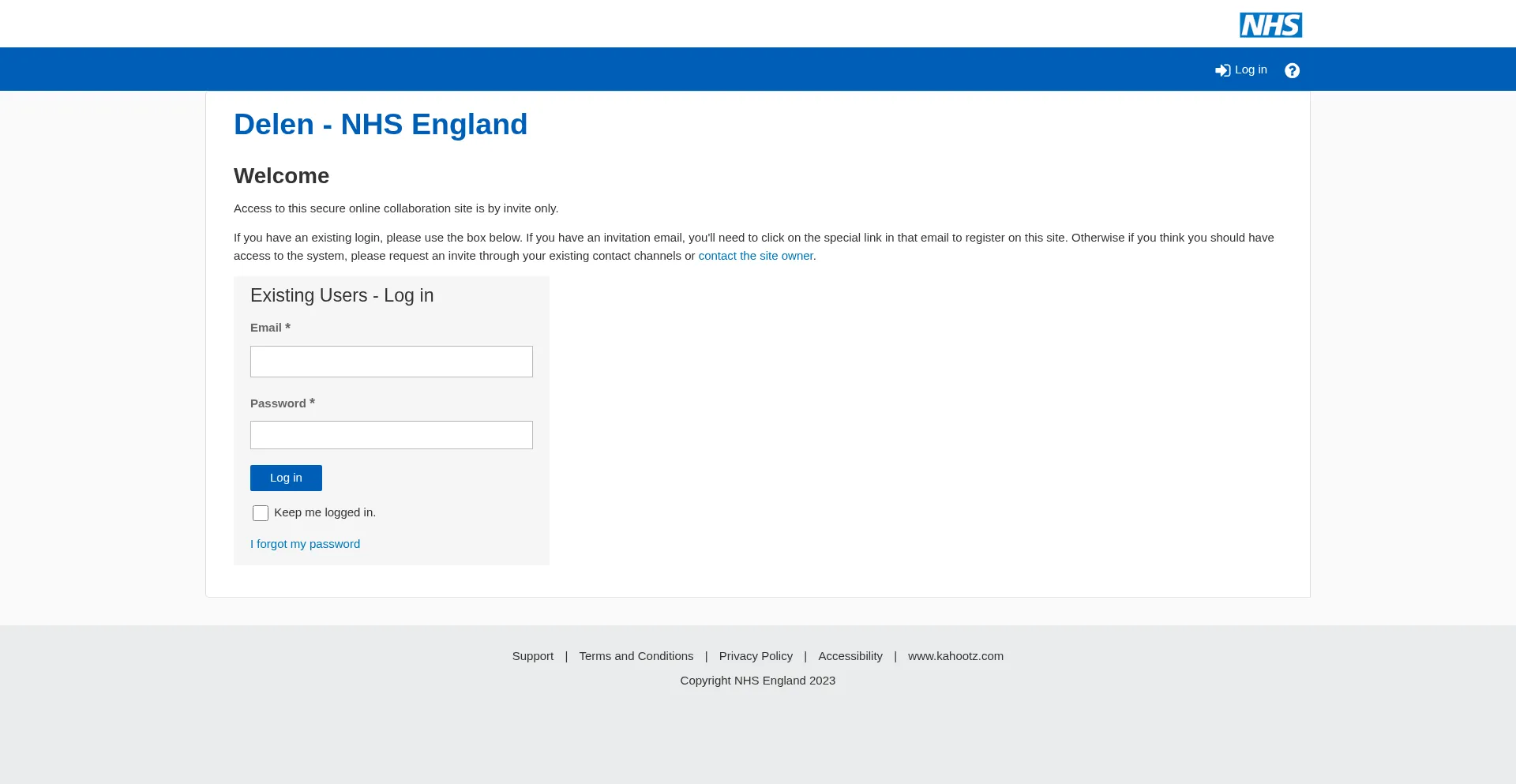 Nhsengland.kahootz.com