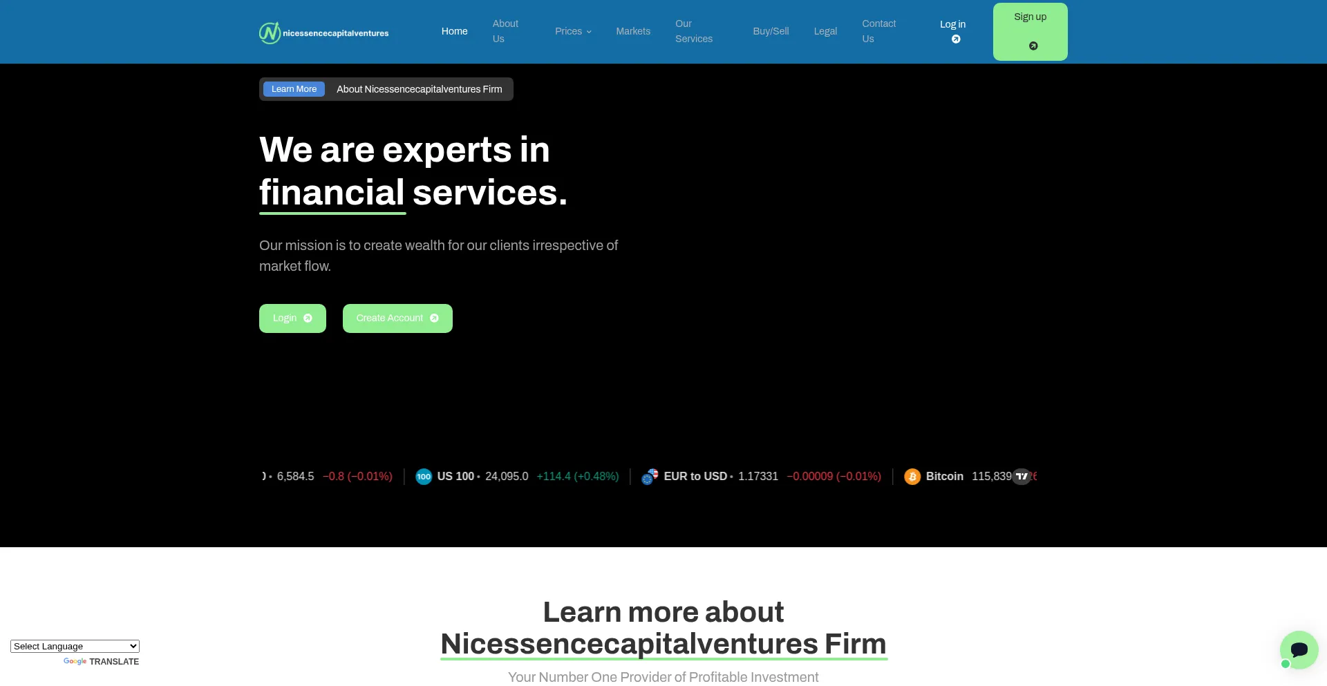 Ist Nicessencecapitalventures.com sicher und vertrauenswürdig?