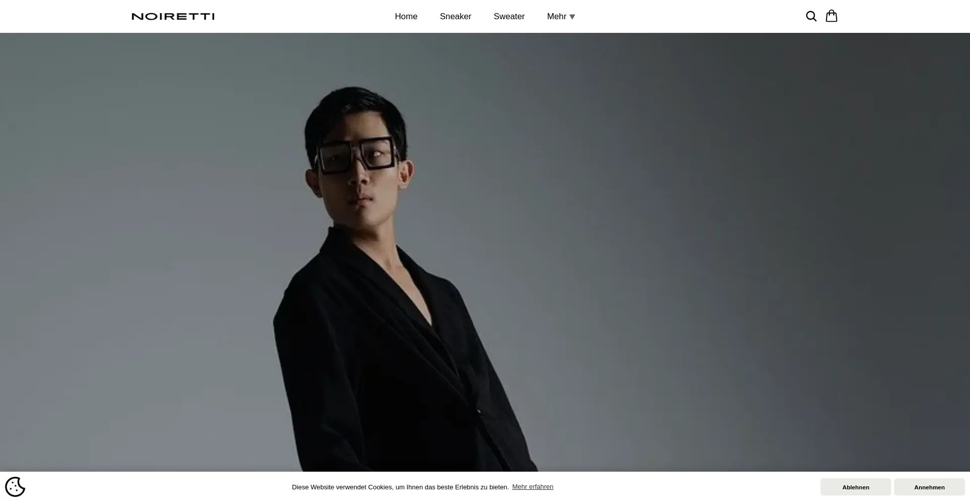 Website screenshot of Noiretti.com