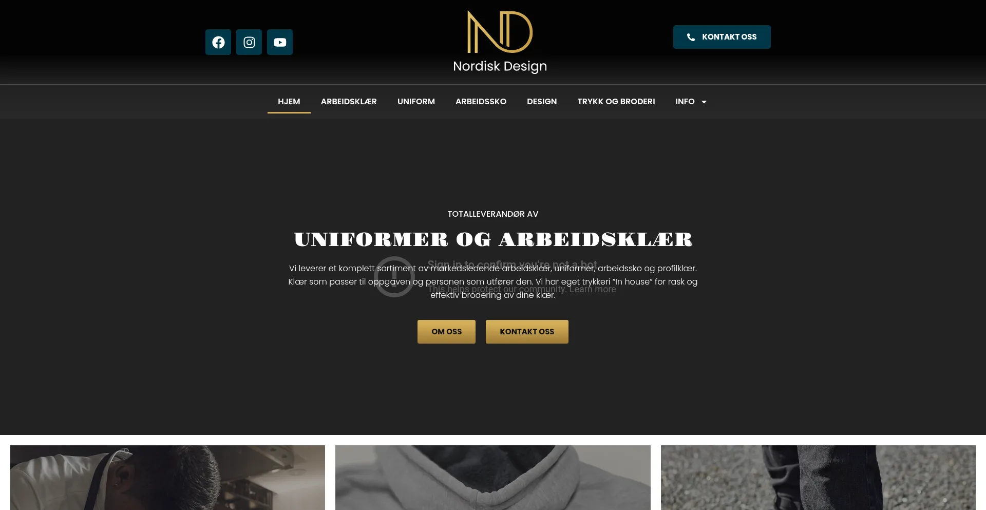 Nordiskdesign.as Screenshot