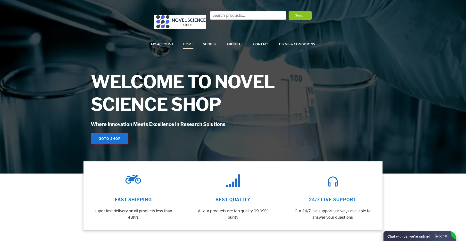 Novelscienceshop.co