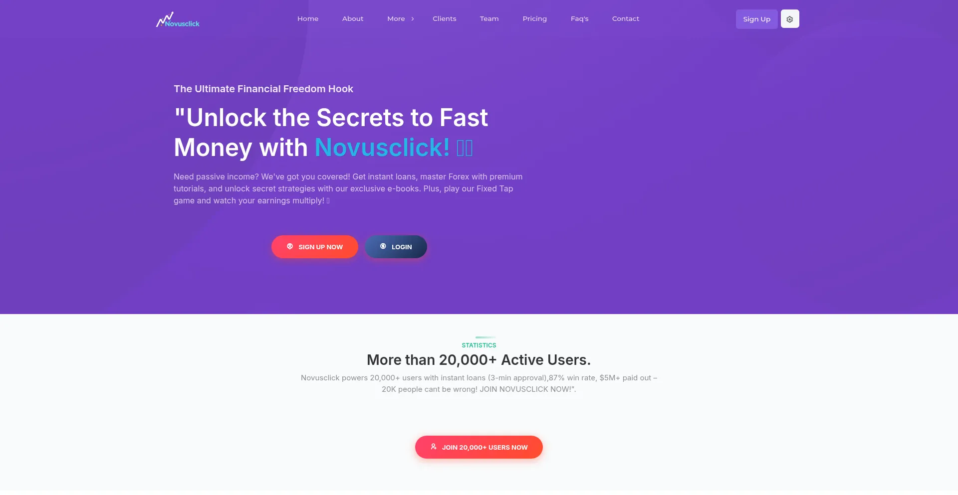Ist Novusclick.com sicher und vertrauenswürdig?