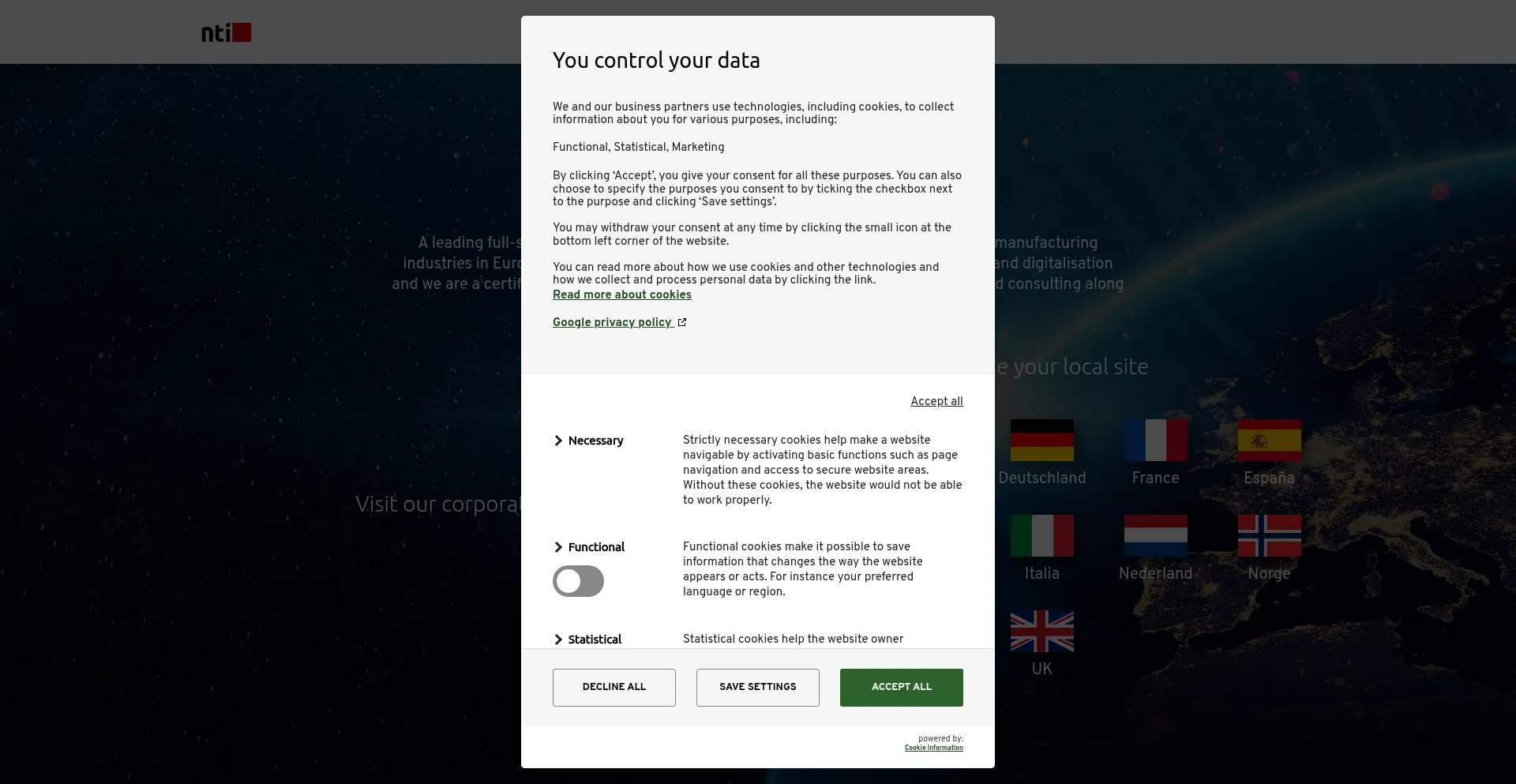 Nti-group.com Screenshot