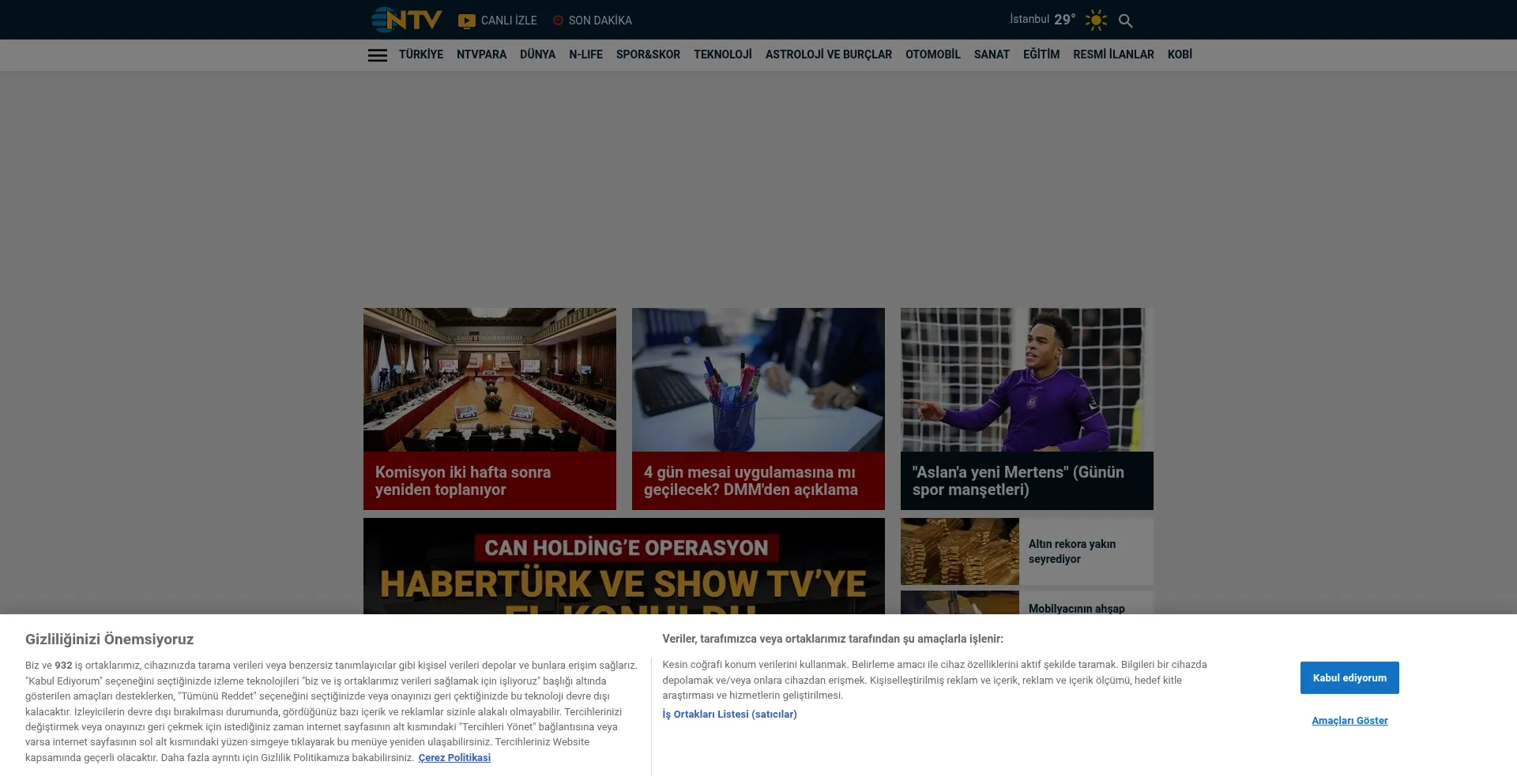 Ist Ntv.com.tr sicher und vertrauenswürdig?