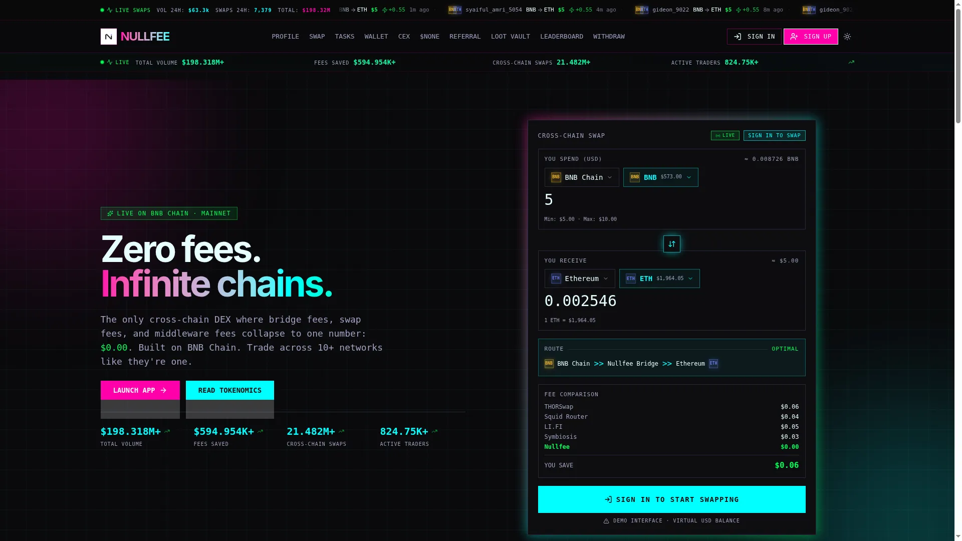 Nullfee.app