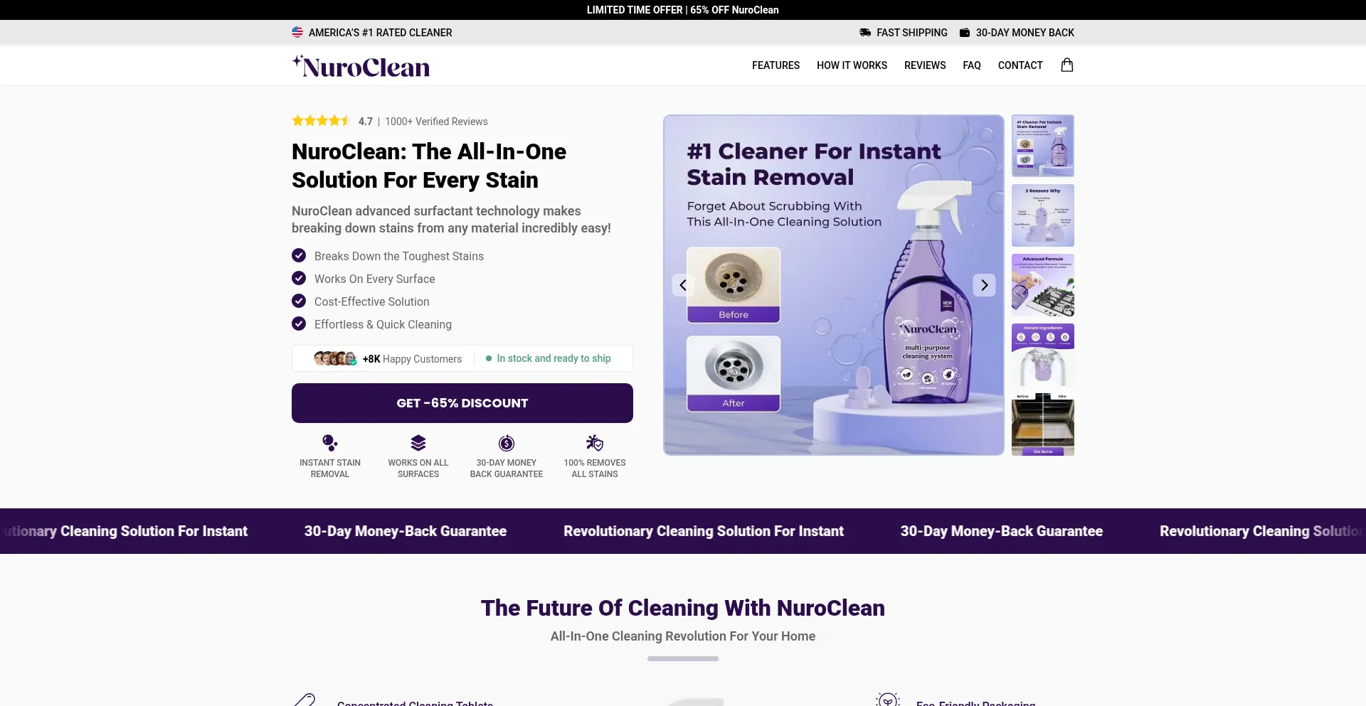 Ist Nuroclean.com sicher und vertrauenswürdig?