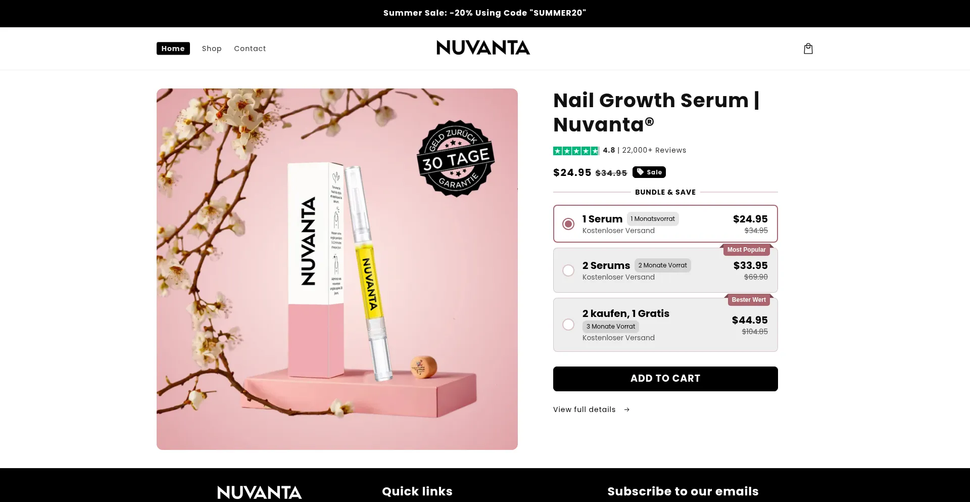 Ist Nuvanta-shop.com sicher und vertrauenswürdig?