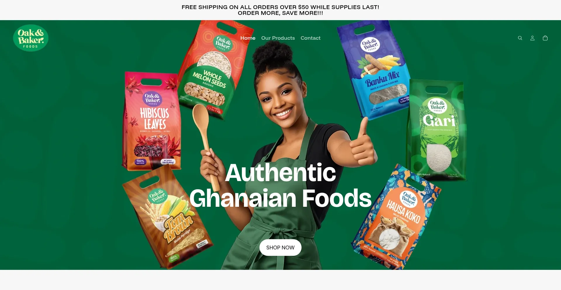 Oakandbakerfoods.com