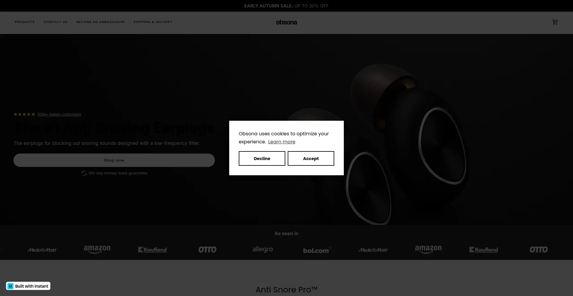 Obsona.com Screenshot