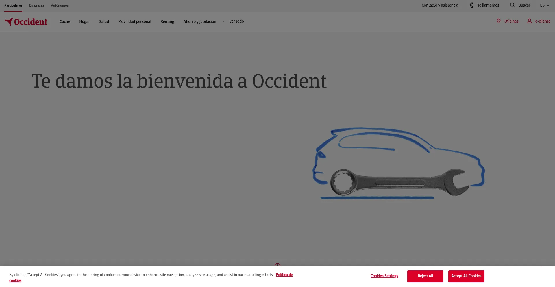 Occident.com Screenshot