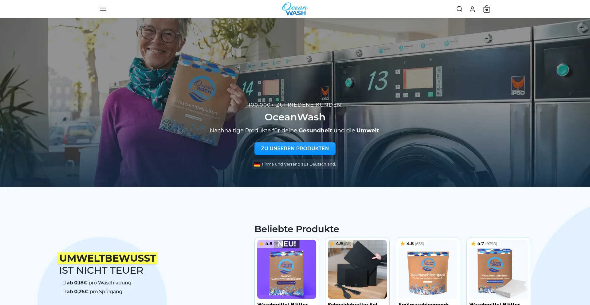 Ist Oceanwash.de sicher und vertrauenswürdig?
