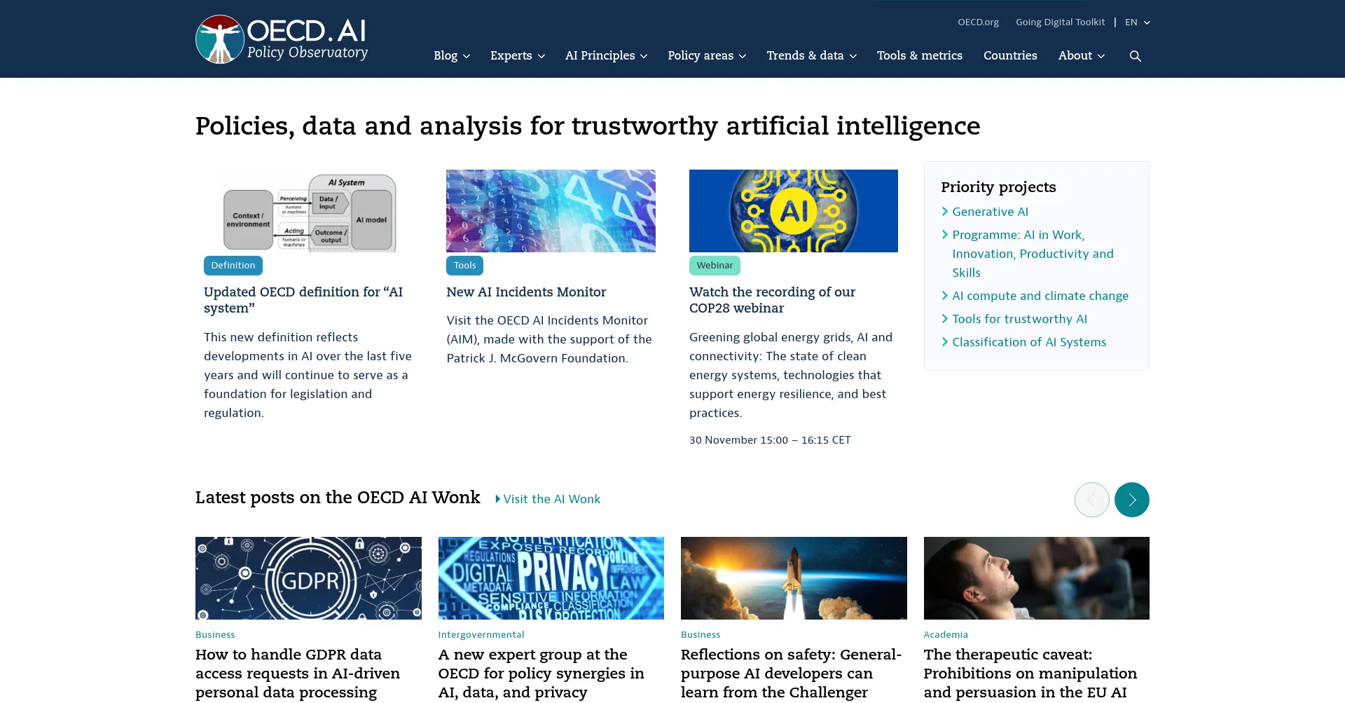 Ist Oecd.ai sicher und vertrauenswürdig?