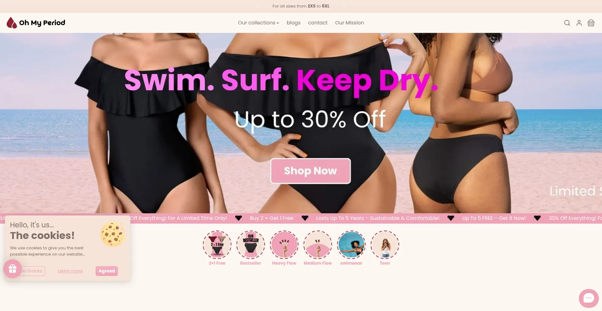 Ohmyperiod.com Screenshot