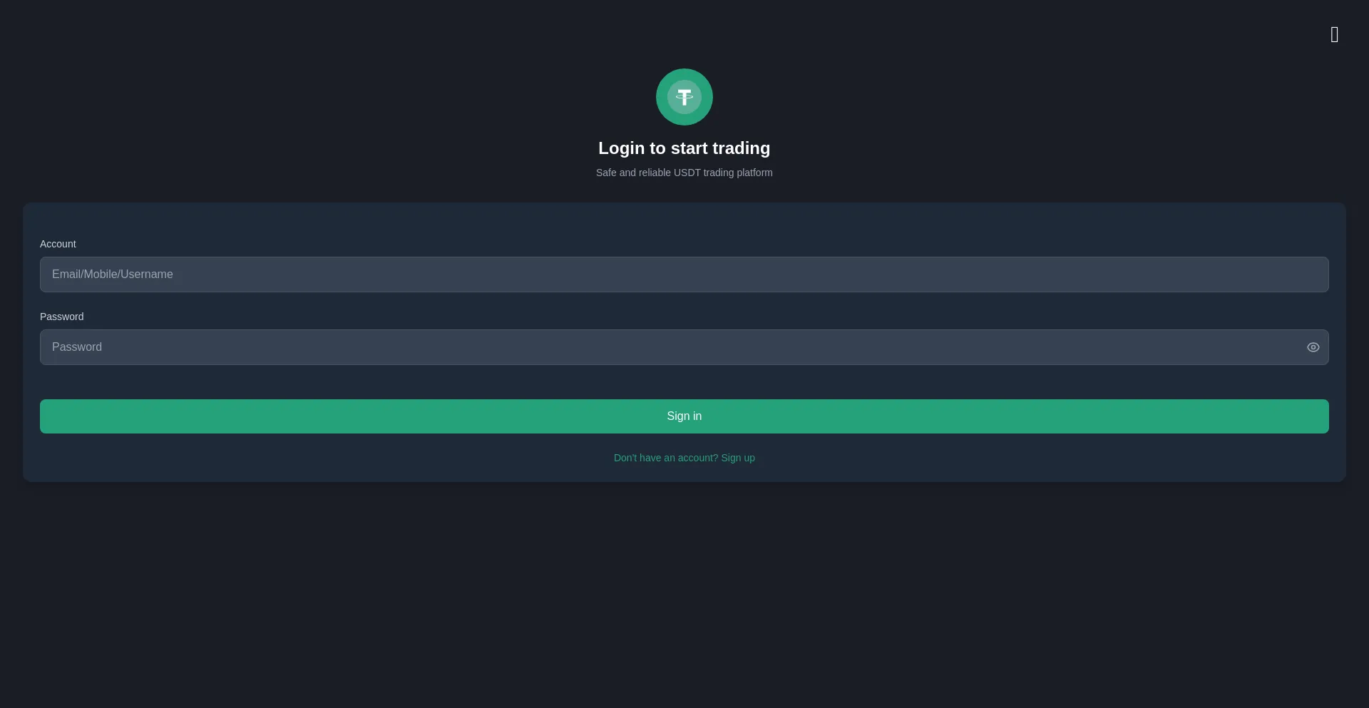 Website screenshot of Okxcash.com
