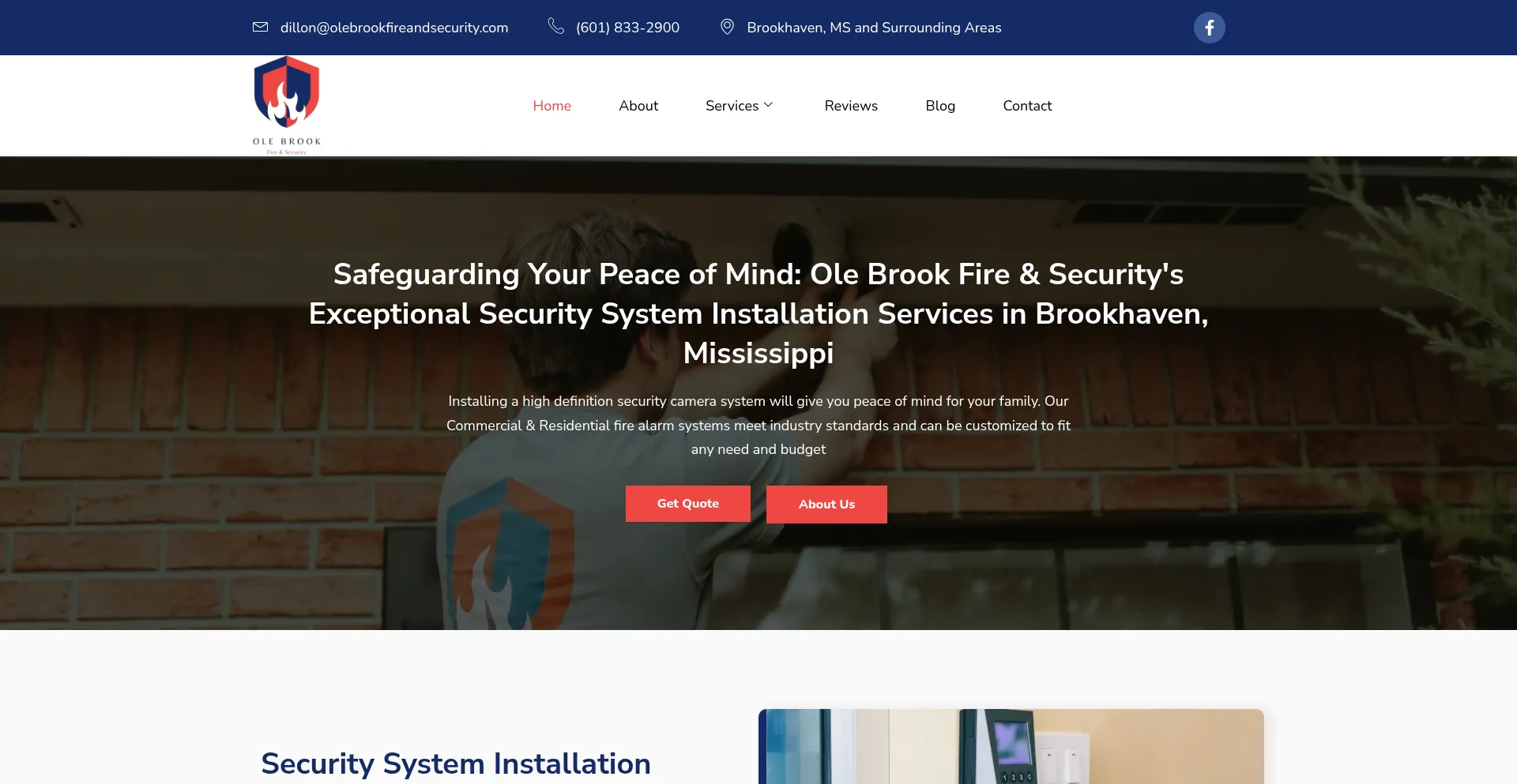 Olebrookfireandsecurity.com