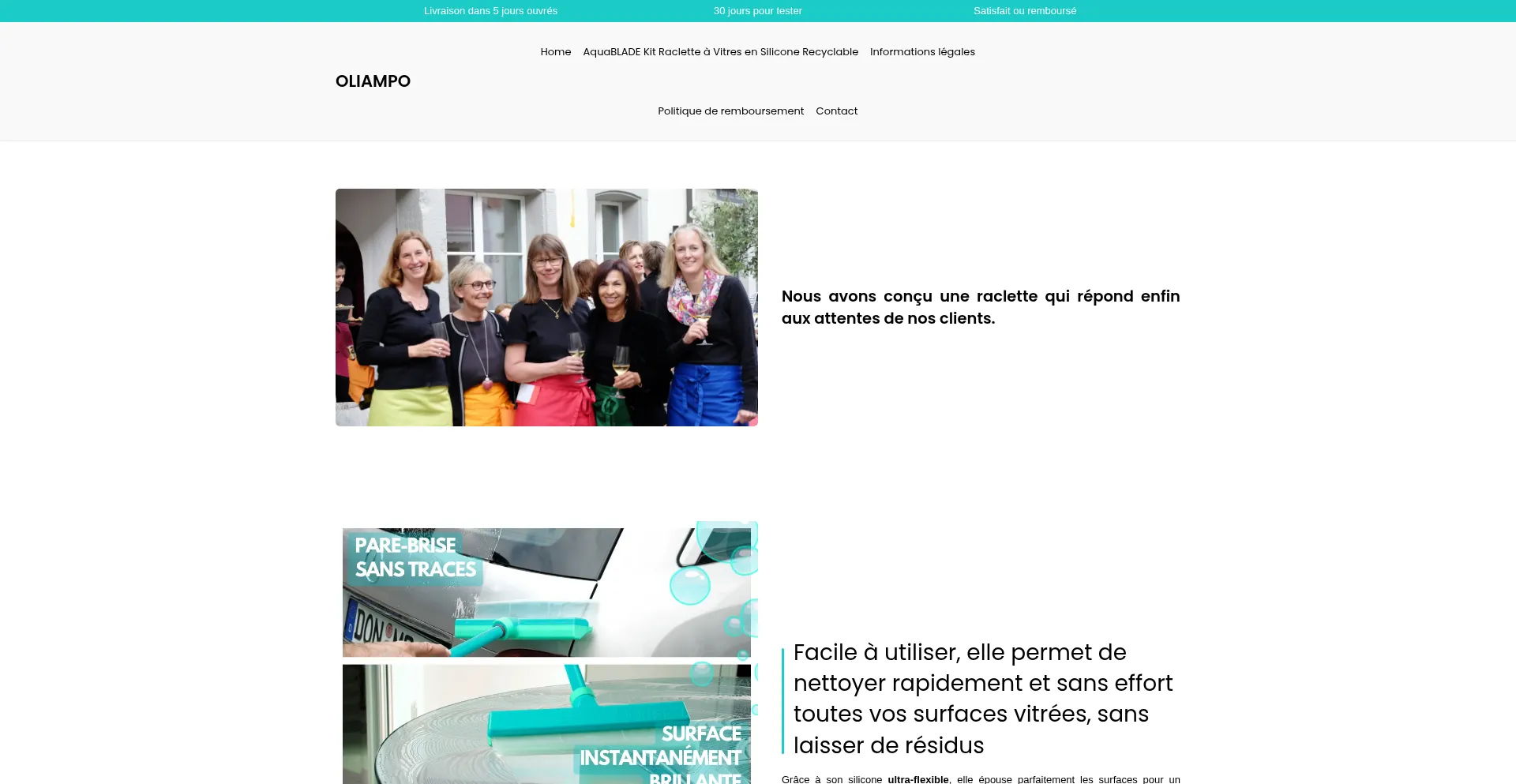 Website screenshot of Oliampo.com