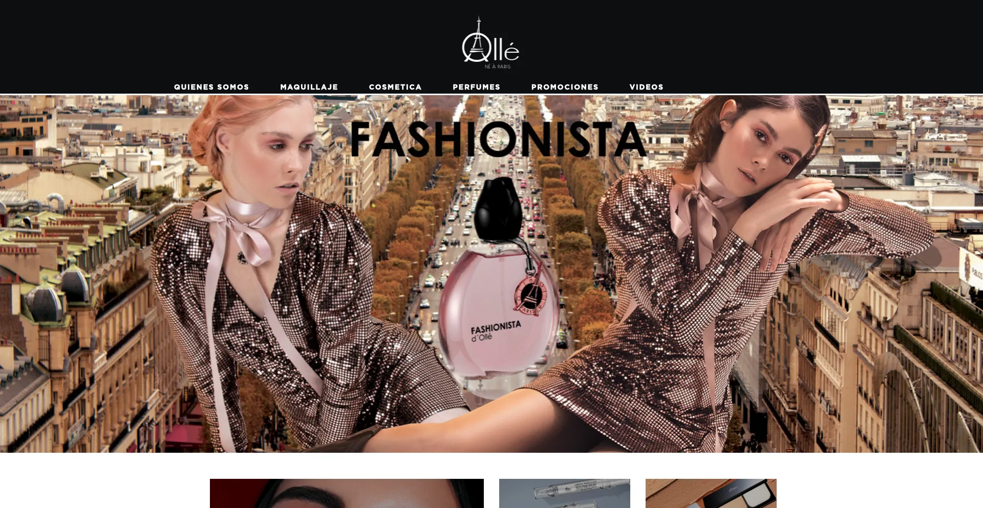 Olleneaparis.com Screenshot