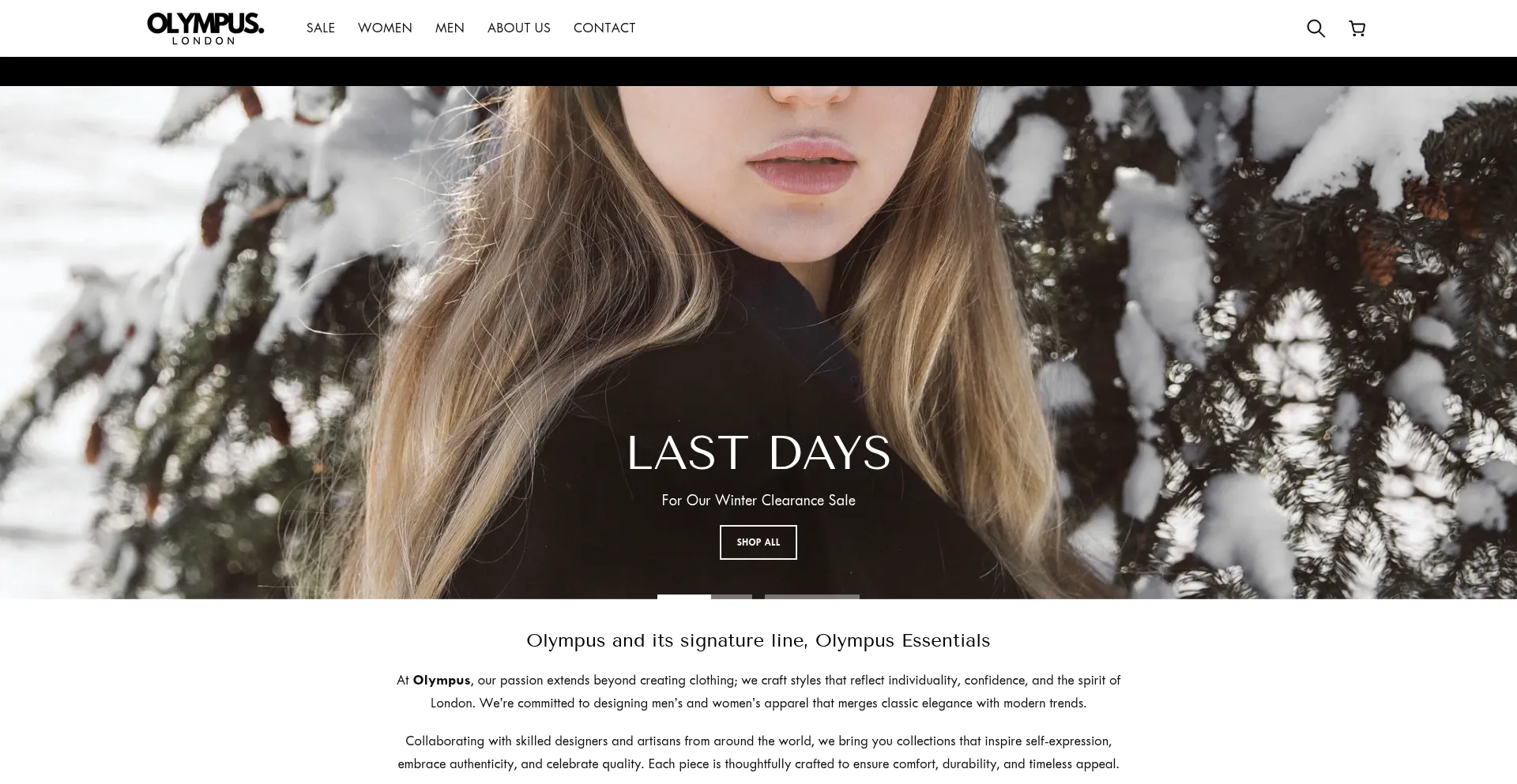 Olympuslondon.com Screenshot