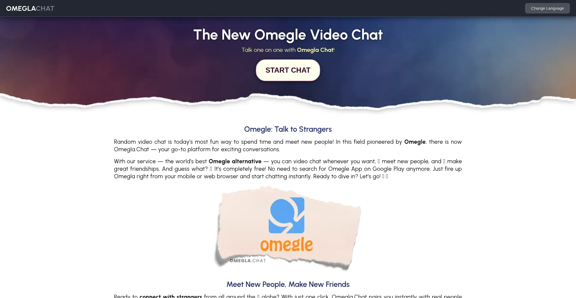 Omegla.chat Screenshot