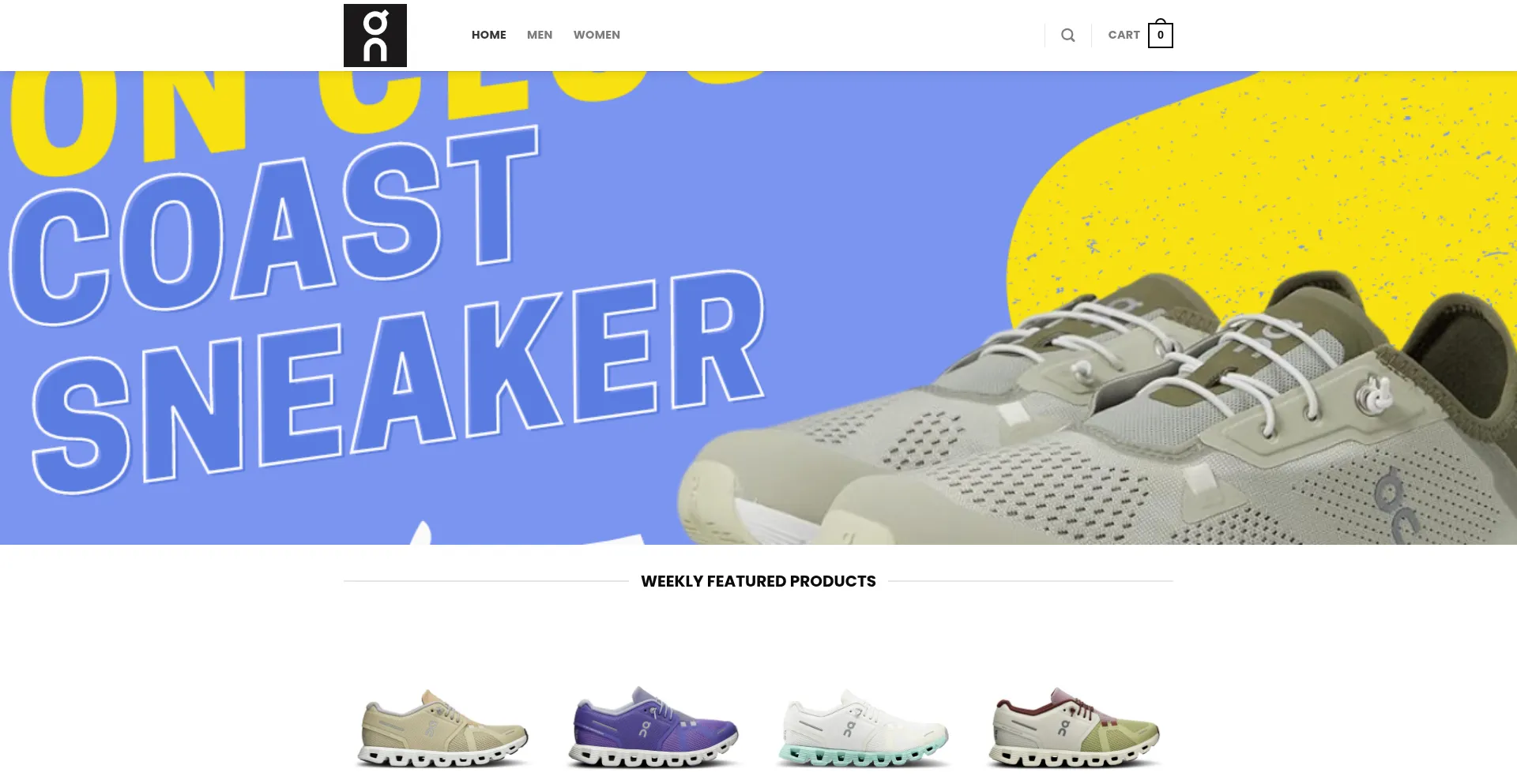 Website screenshot of Oncloudz.shop