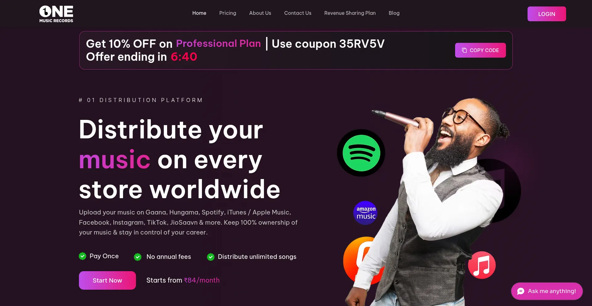 Onemusicrecordsofficial.com