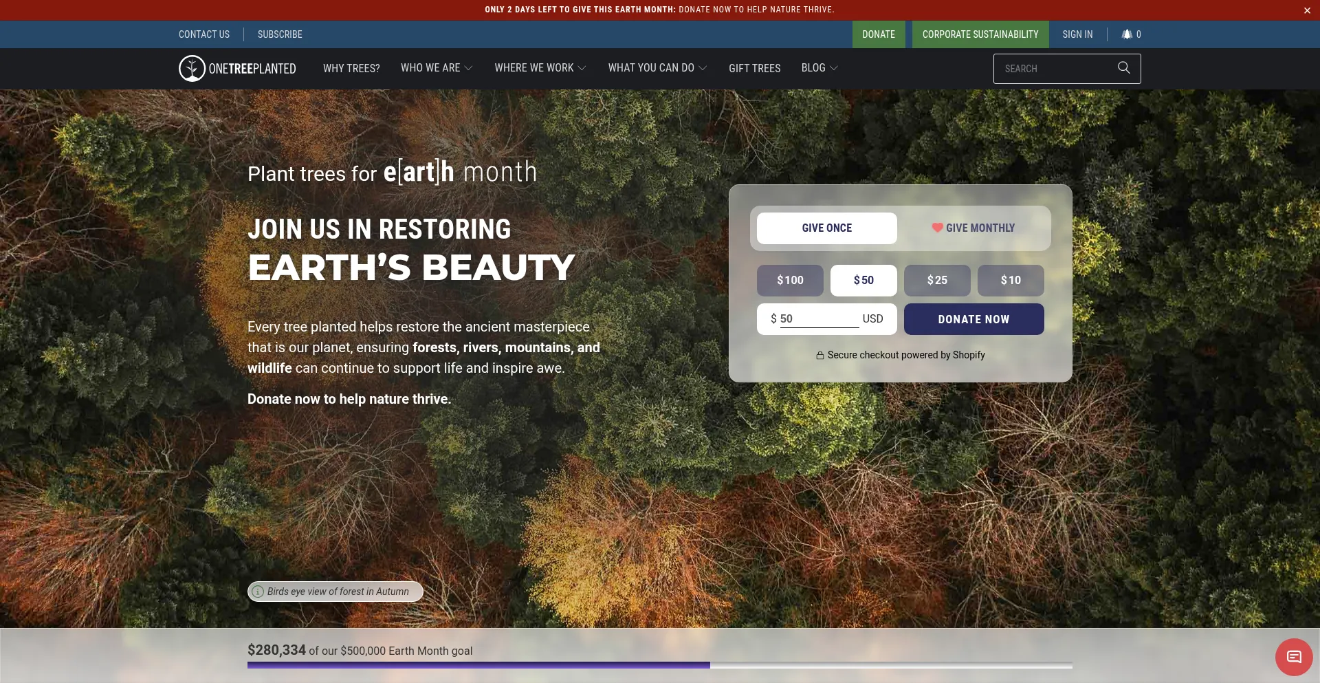 Onetreeplanted.org