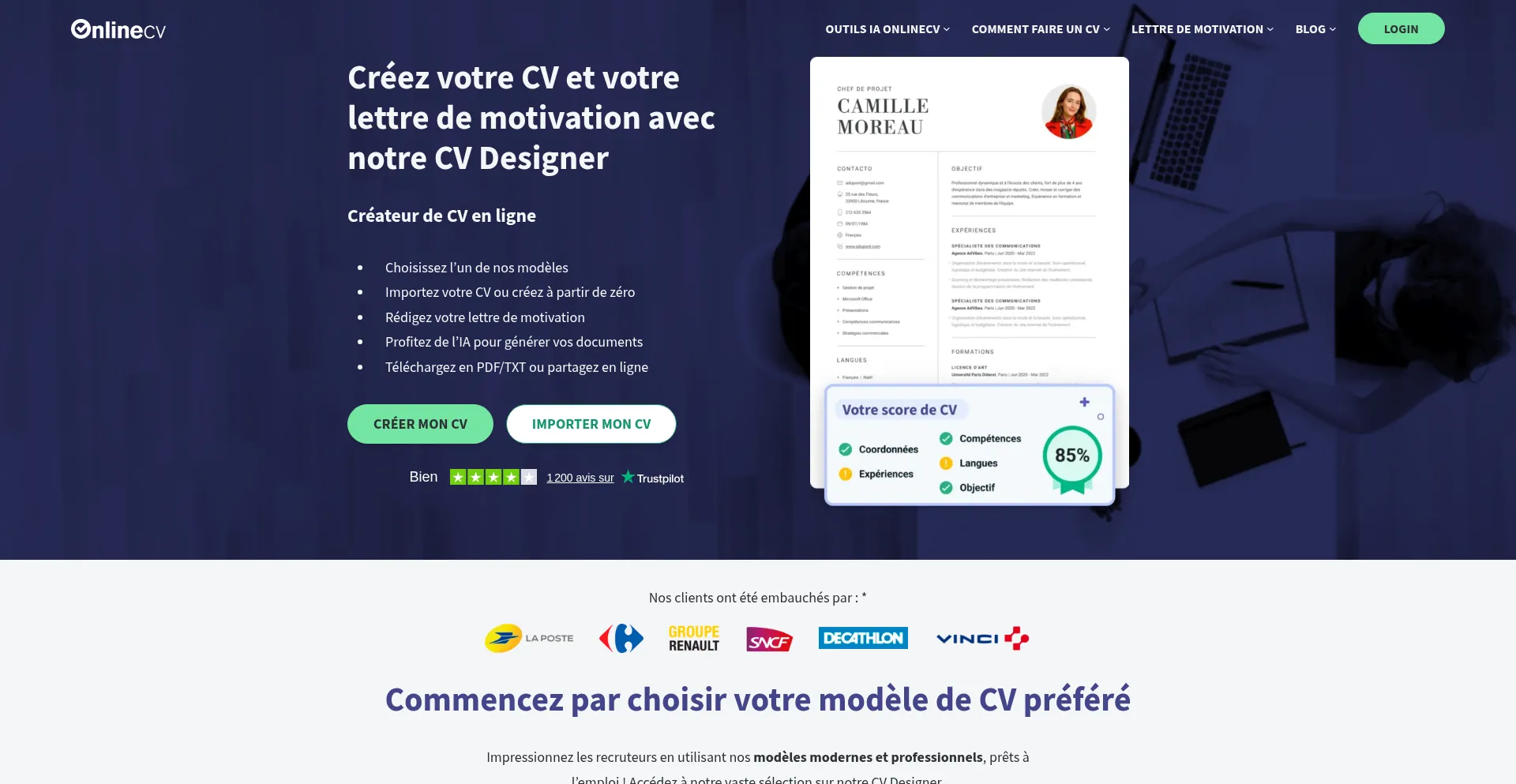 Onlinecv.fr