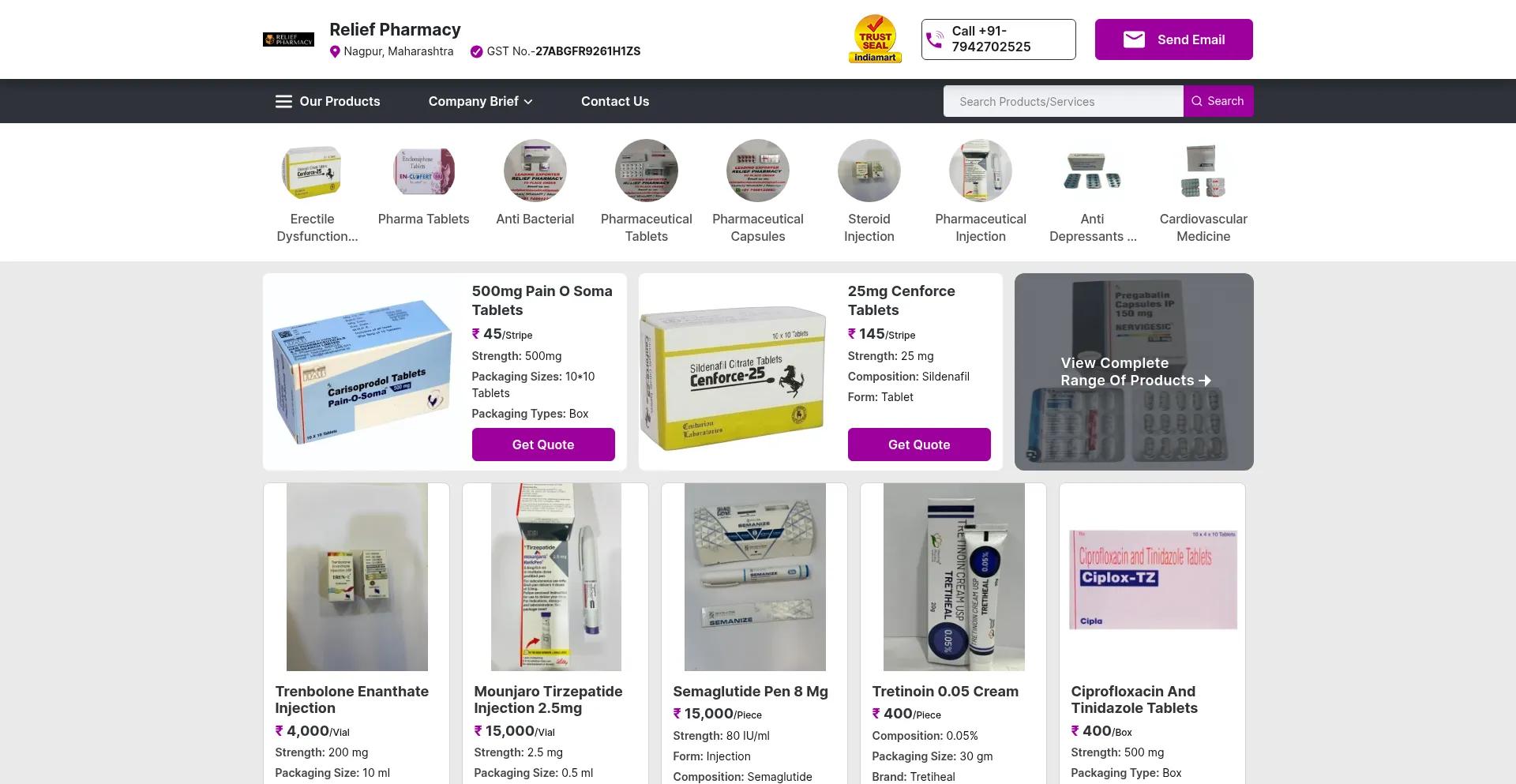 Ist Onlinereliefpharmacy.com sicher und vertrauenswürdig?