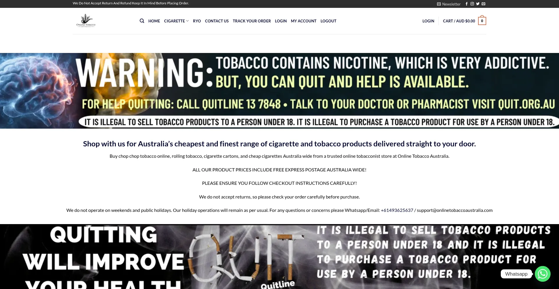 Onlinetobaccoaustralia.com