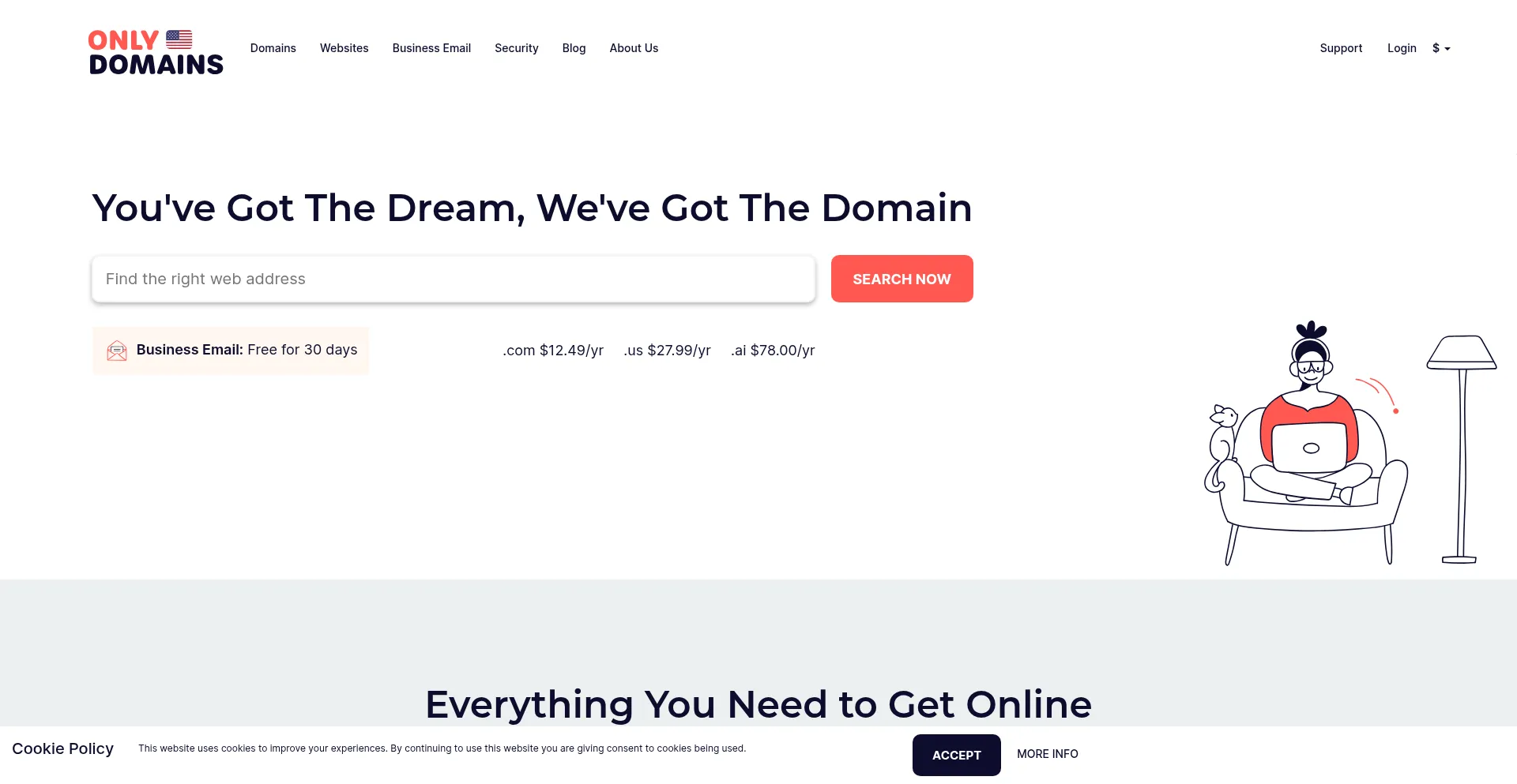 Ist Onlydomains.com sicher und vertrauenswürdig?