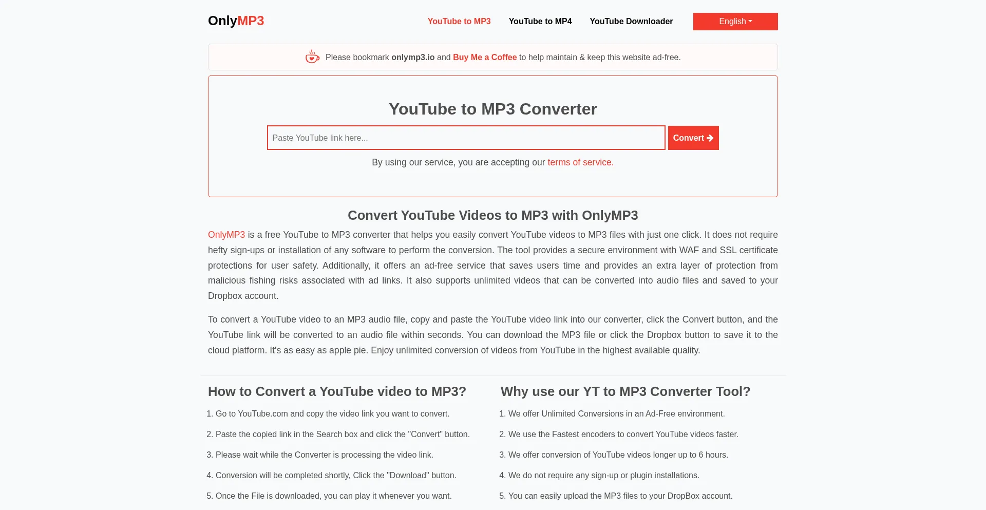Ist Onlymp3.io sicher und vertrauenswürdig?