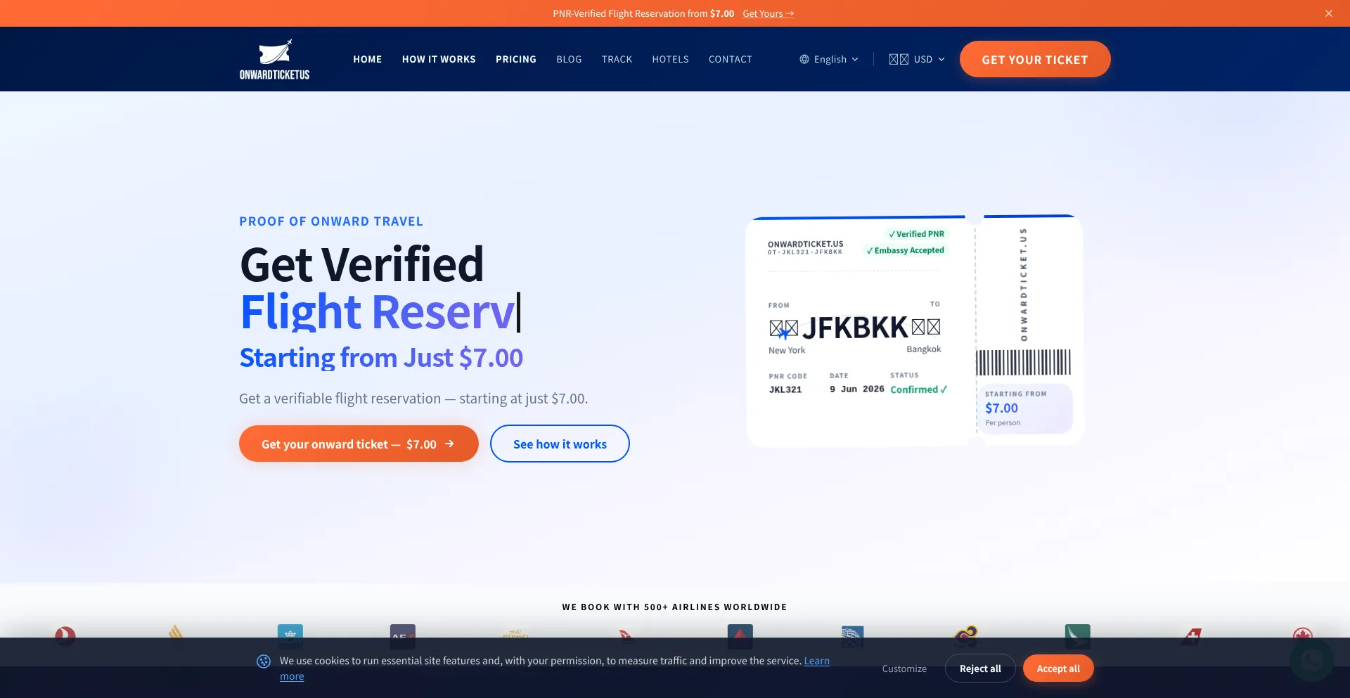 Onwardticket.us