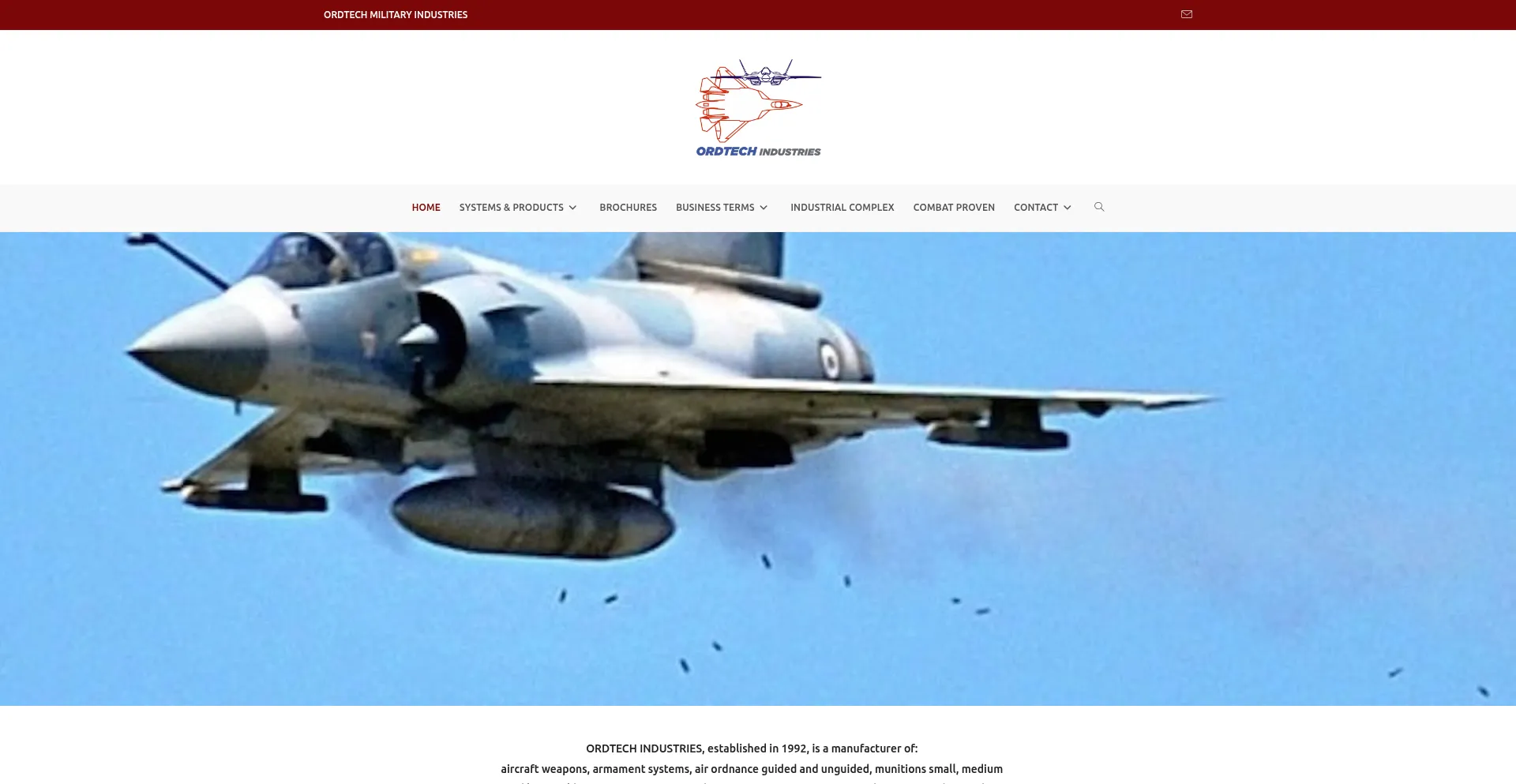 Ordtech-industries.com Screenshot