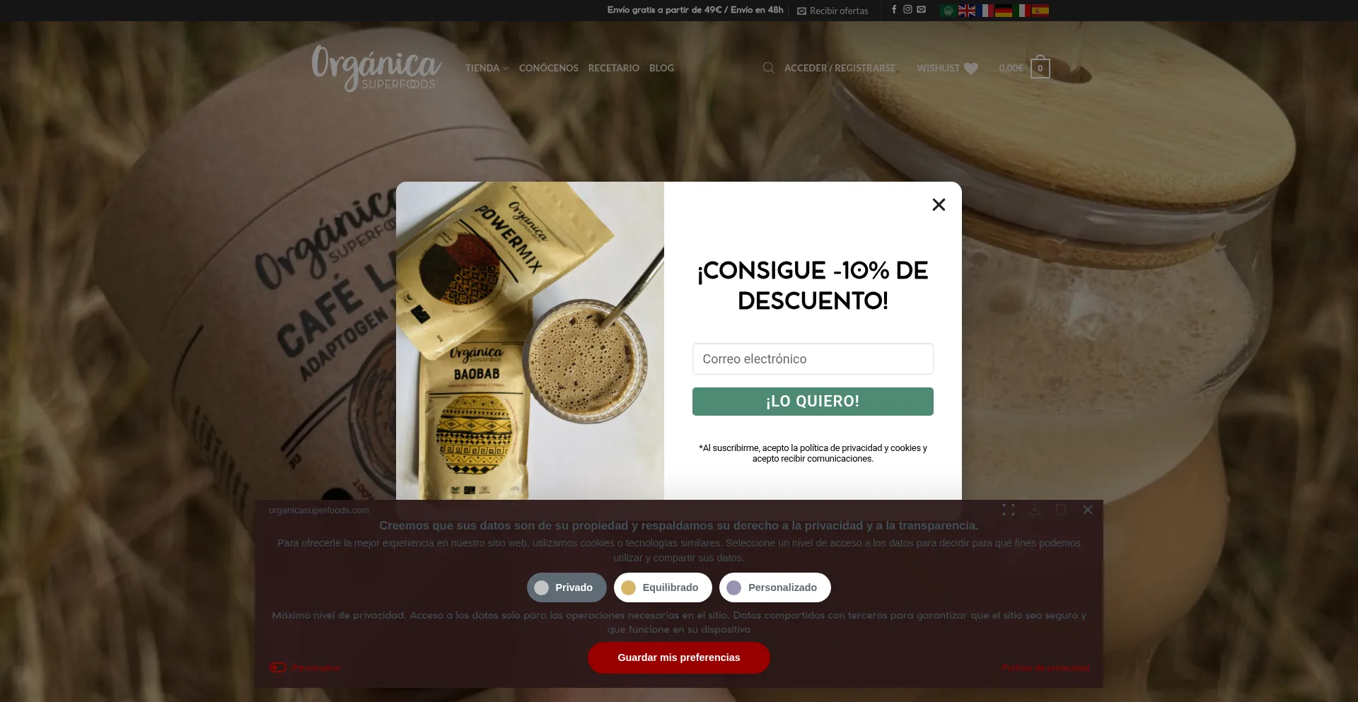 Ist Organicasuperfoods.com sicher und vertrauenswürdig?