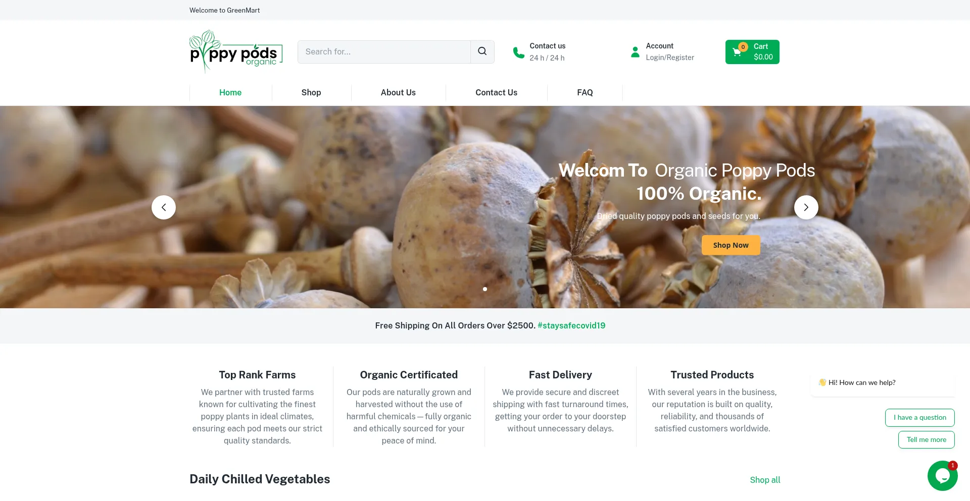 Organicpoppypods.com