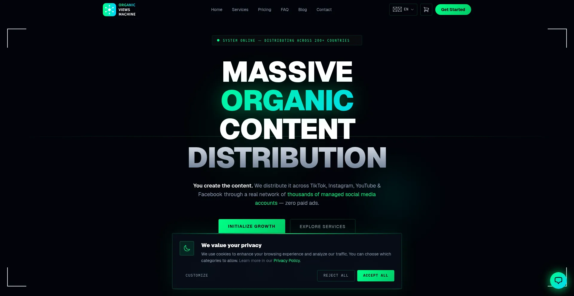 Organicviewsmachine.com