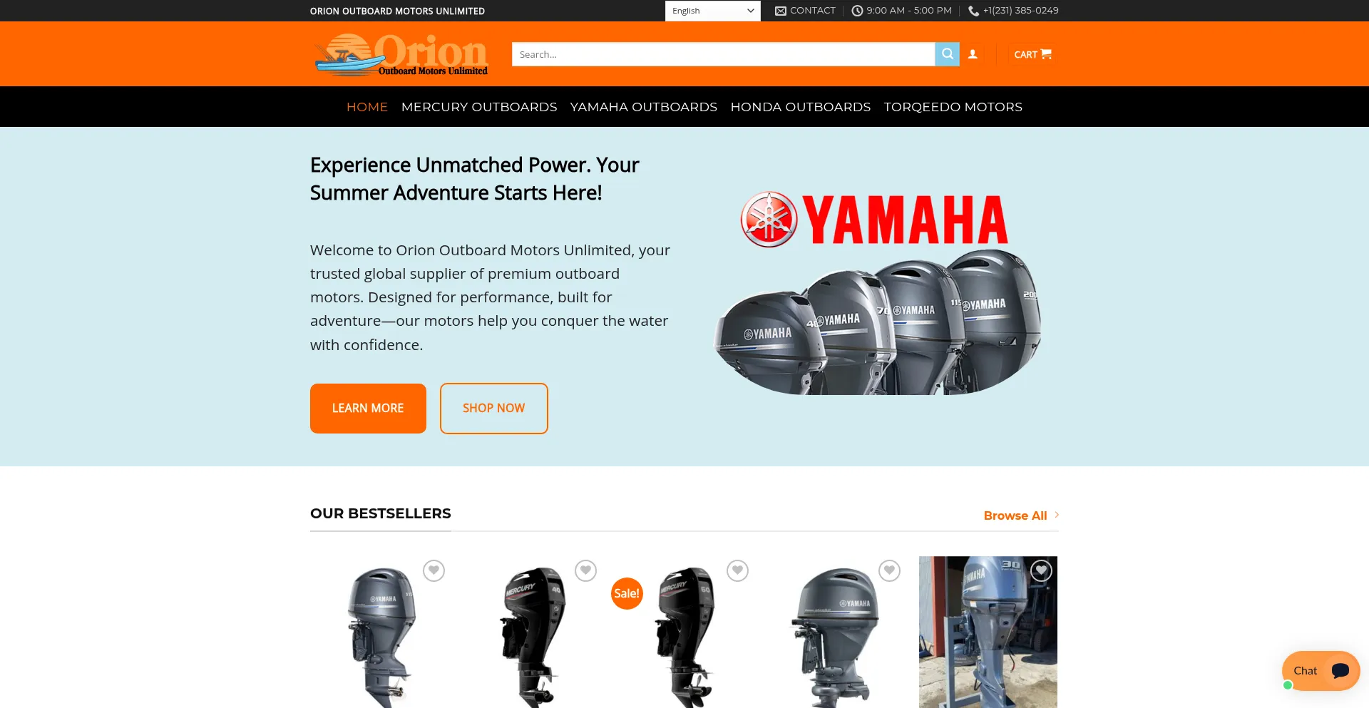 Ist Orionoutboardmotorsunlimited.com sicher und vertrauenswürdig?