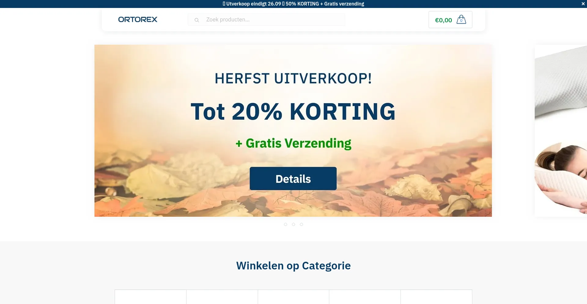 Ortorex.nl Screenshot