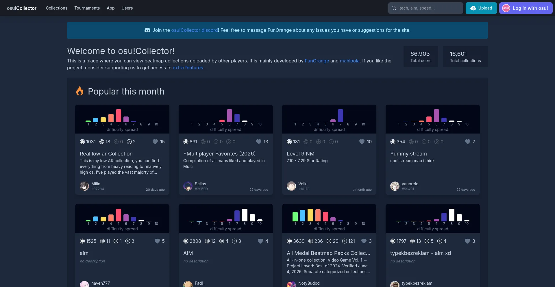 Osucollector.com
