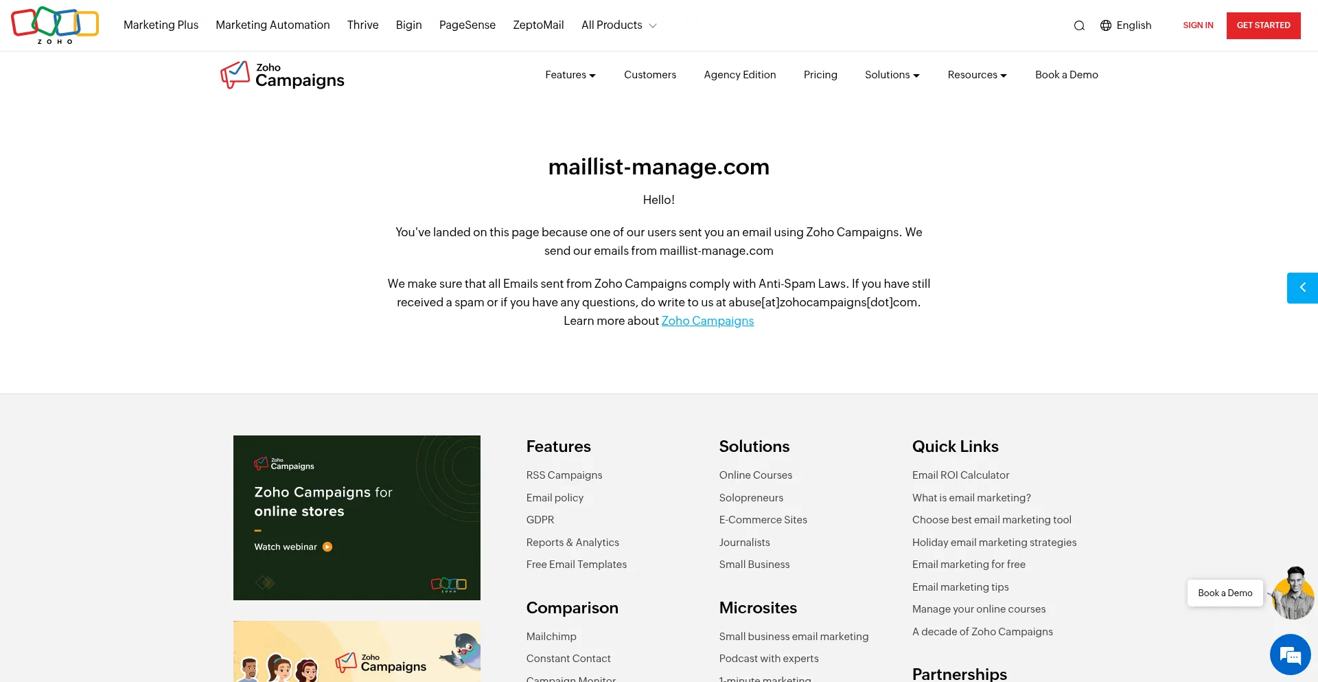 Website screenshot of Osuhhsg-bpxmvespl.maillist-manage.com