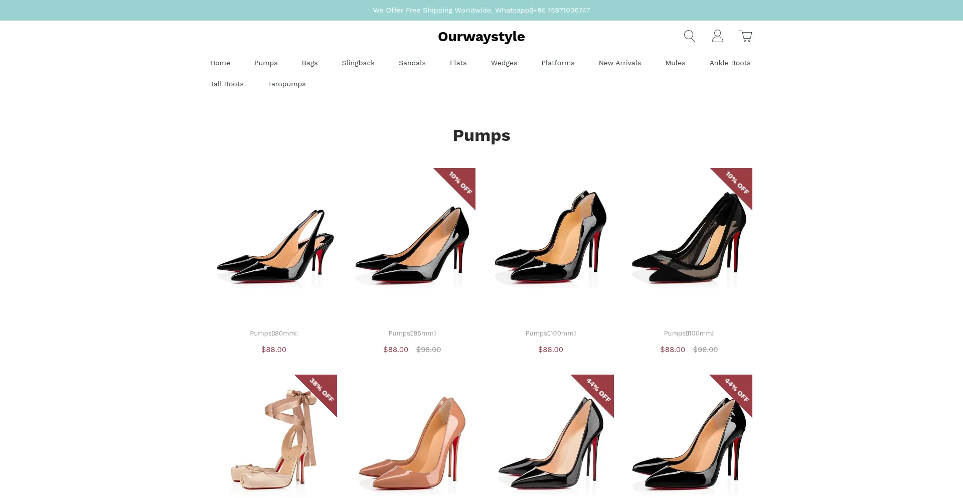 Website screenshot of Ourwaystyle.com